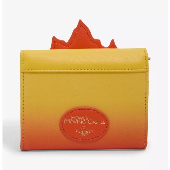 Studio Ghibli® Howl's Moving Castle Calcifer Small Flap Wallet -NWT - Picture 2 of 3
